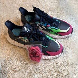 G/FORE Navy and Black Sneakers